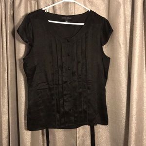 SOLD Banana Republic black silk top